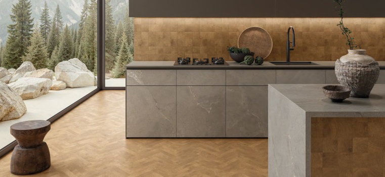 "W-Circles": Piastrelle che narrano il tempo attraverso gli anelli del legno. Colori, formati diversi e decori 3D. L'armonia della natura per il tuo design