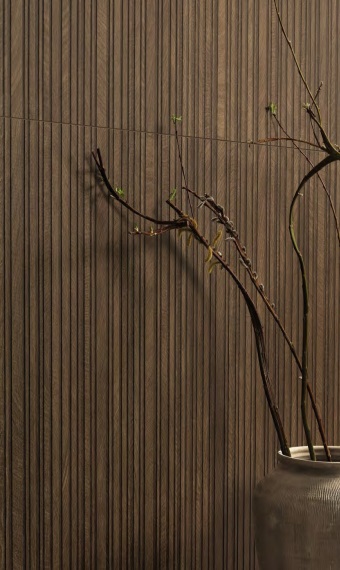 "W-Circles": Piastrelle che narrano il tempo attraverso gli anelli del legno. Colori, formati diversi e decori 3D. L'armonia della natura per il tuo design